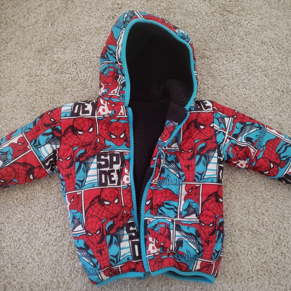 Toddler Spider-Man Reversible Jacket